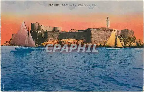 Cartes postales Marseille le chateau d if