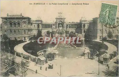 Cartes postales Marseille le palais longchamp