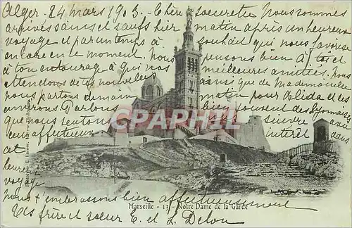 Cartes postales Marseille 13 notre dame de la garde