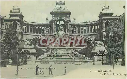 Cartes postales Marseille le palais longchamp