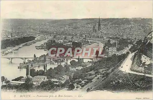 Ansichtskarte AK Rouen panorama pris de bon secours