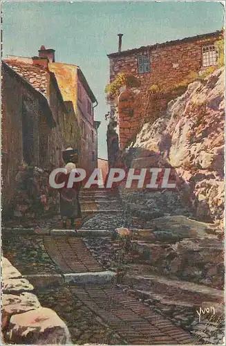 Cartes postales La douce france cote d azur eze (alpes maritimes) vielle rue