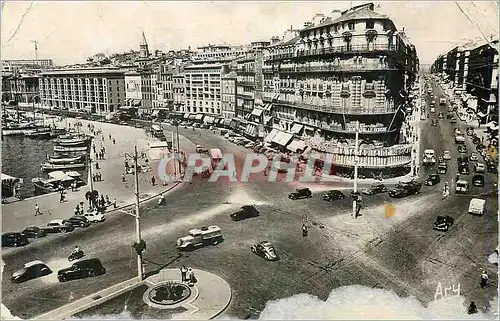 Cartes postales moderne Marseille rue de la republique et quais du port