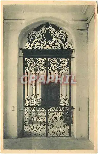 Ansichtskarte AK Caen lycee malherbe (anc abbaye aux hommes porte grille)