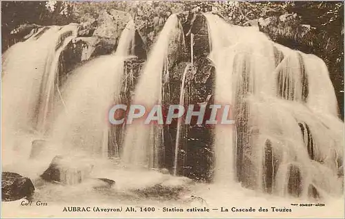 Cartes postales Aubrac (aveyron) alt 1400 station estivale la cascade des touzes