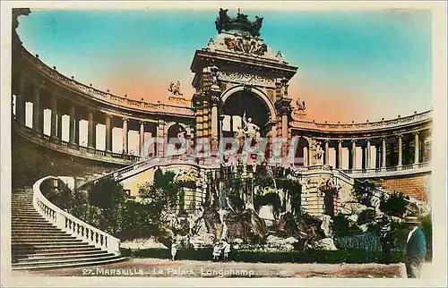 Cartes postales moderne Marseille le palais longchamp