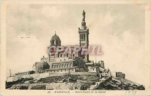 Cartes postales Marseille notre dame de la garde