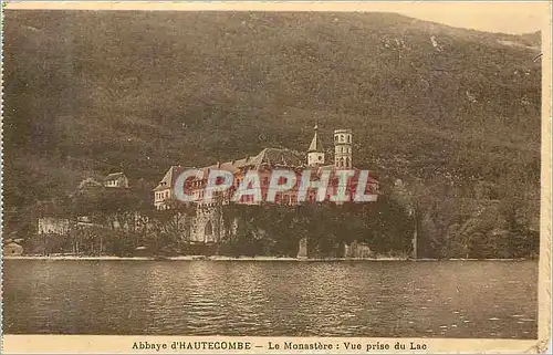 Ansichtskarte AK Abbaye d hautecombe le monastere vue prise du lac