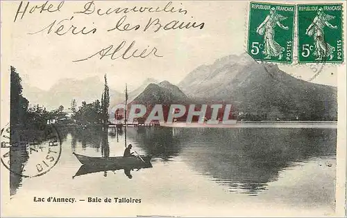 Cartes postales Lac d annecy baie de talloires