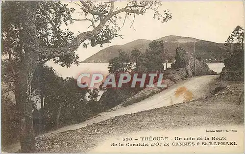 Ansichtskarte AK Theoule un coin de la route de la corniche d or de cannes a st raphael