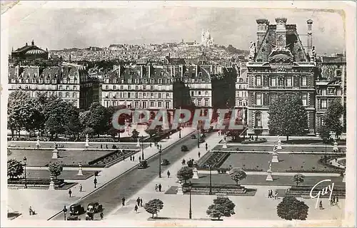 Ansichtskarte AK Paris et ses merveilles 3089 la butte montmarthe vue du palais du louvre