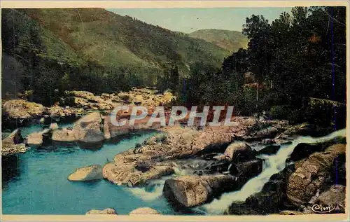 Cartes postales moderne Saint martin de valamas (ardeche) un coin sur l eyrieux