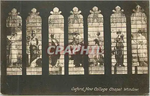 Ansichtskarte AK Oxfort new college chapel window