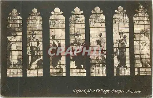 Cartes postales Oxfort new college chapel window