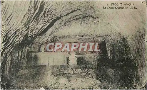 Cartes postales Troo (l et ch) la grottes cristallissee