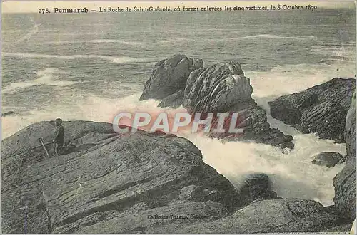 Cartes postales Penmarch la roche de saint guenole