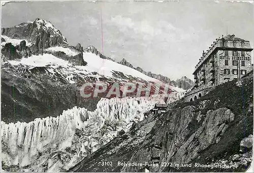 Cartes postales moderne Belvedere furka 2272 m und rhonegletscher
