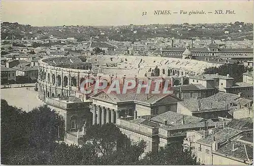 Cartes postales Nimes vue generale