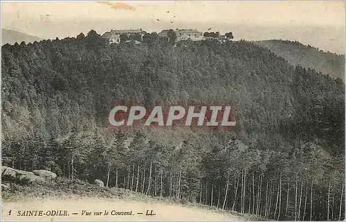 Cartes postales Sainte odile vue sur le couvent