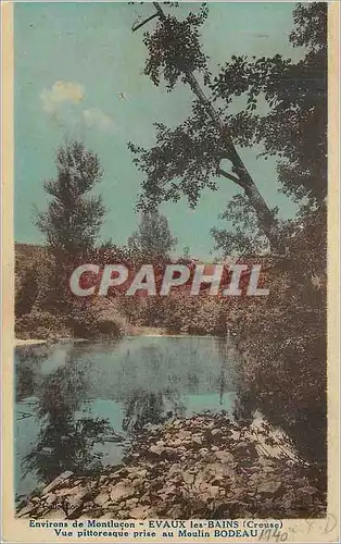 Ansichtskarte AK Environs de montlucon evaux les bains (creuse) vue pittorsque prise au moulin bodeau