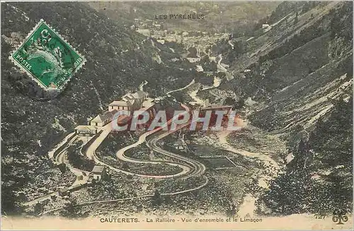 Ansichtskarte AK Cauterets la ralliere vue d ensemble et le limacon