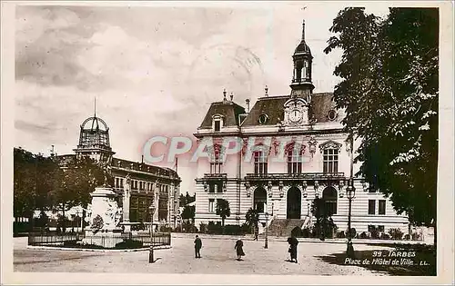 Moderne Karte Tarbes place de l hotel de ville