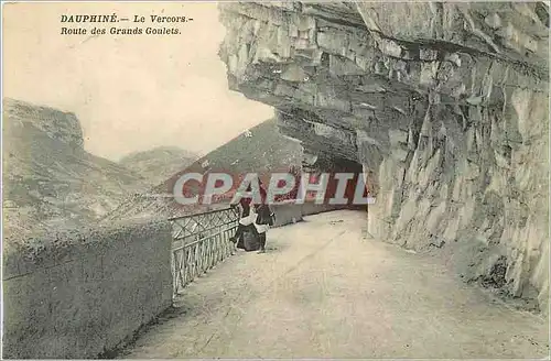 Cartes postales Dauphine le vercors route des grands goulets