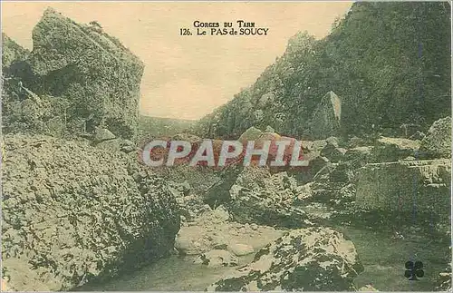 Cartes postales Gorges du tarn 126 le pas de soucy