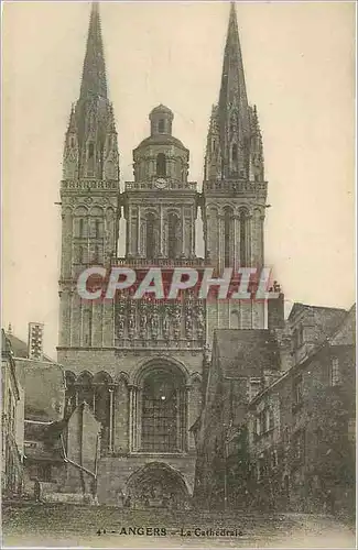 Cartes postales Angers la cathedrale