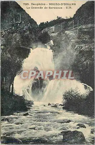 Cartes postales Dauphine bourg d oisans la cascade de sarennes