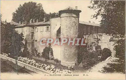 Cartes postales Bayonne chateau vieux