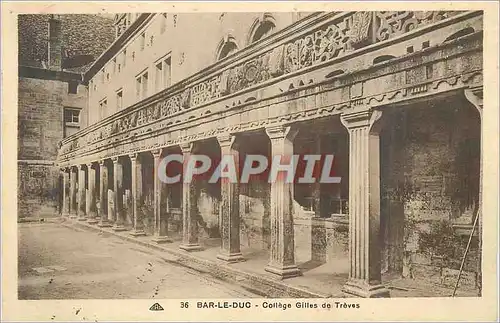 Cartes postales Bar le duc college gilles de treves