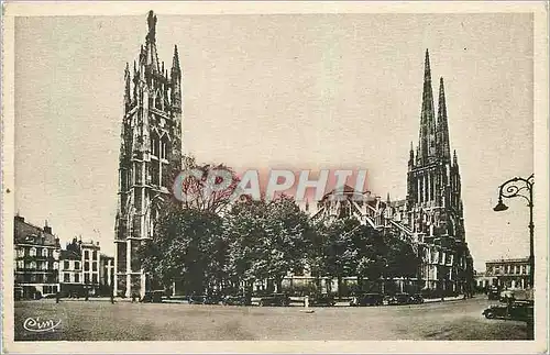 Ansichtskarte AK Bordeaux cathedrale saint andre et tour pey berland