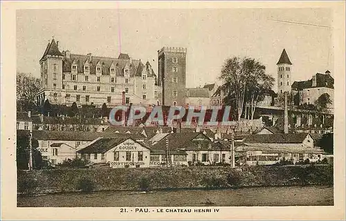 Cartes postales Pau le chateau henri iv