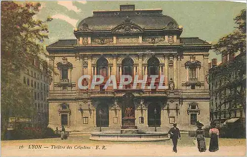 Cartes postales Lyon theatre des celestins