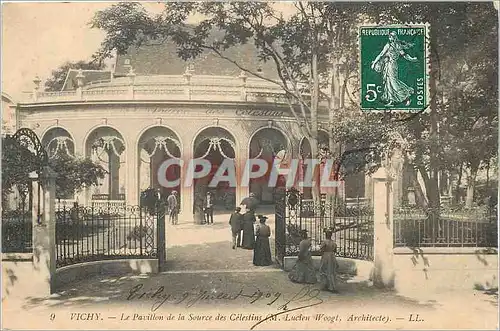 Cartes postales Vichy le pavillon de la source des celestins