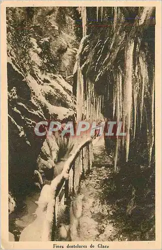 Ansichtskarte AK Gorges de la diosaz une merveille de la nature fines dentelures de glace