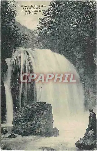 Cartes postales Environs de grenoble sassenage grande cascade du furou