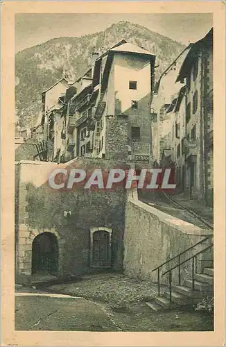 Cartes postales Briancon (1326m) les remparts et la rue mercerie