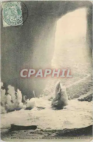 Cartes postales Interieur de la glaciere de la grace dieu la grotte