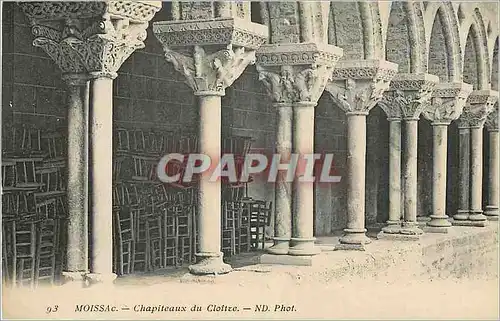 Cartes postales Moissac chapiteaux du cloitre