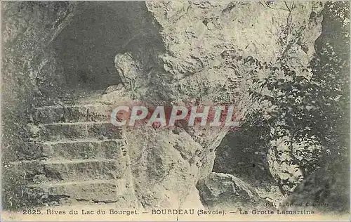 Cartes postales Rives du lac du bourget bourdeau (savoie) la grotte lamartine