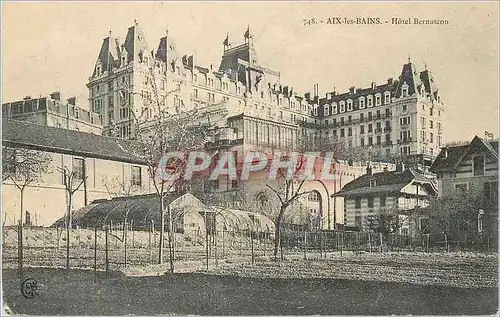 Ansichtskarte AK Aix les bains hotel bernascon