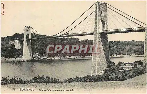 Ansichtskarte AK Lorient le pont du bonhomme