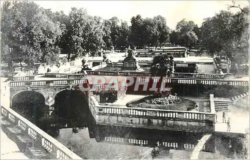 Cartes postales moderne Nimes les jardins de la fontaine (xviii s)