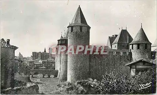 Moderne Karte Carcassonne le chateau comtal