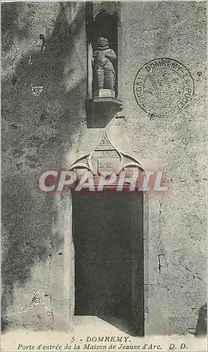 Cartes postales Domremy porte d entree de la maison de jeanne d arc