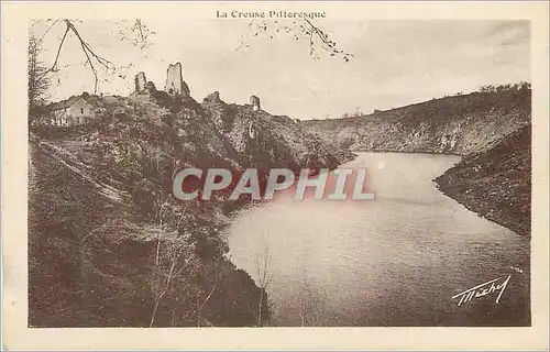 Cartes postales La creuse pittoresque 18 crozant les ruines