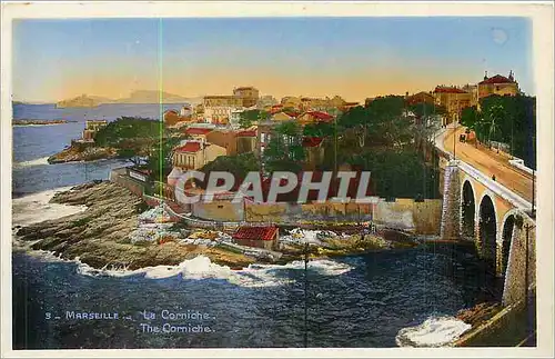 Cartes postales Marseille la corniche