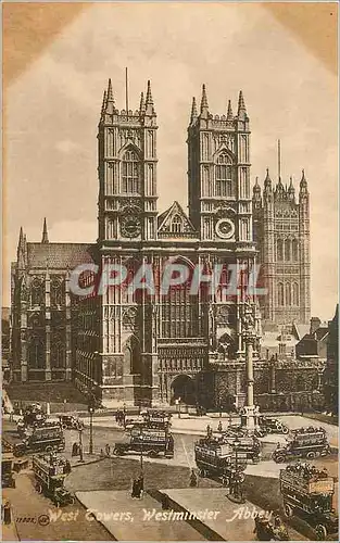 Ansichtskarte AK West towers westminster abbey